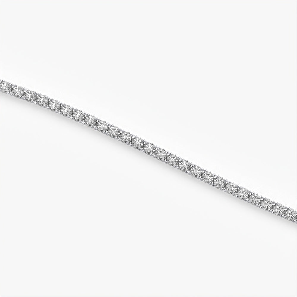 Round Diamond Tennis Bracelet