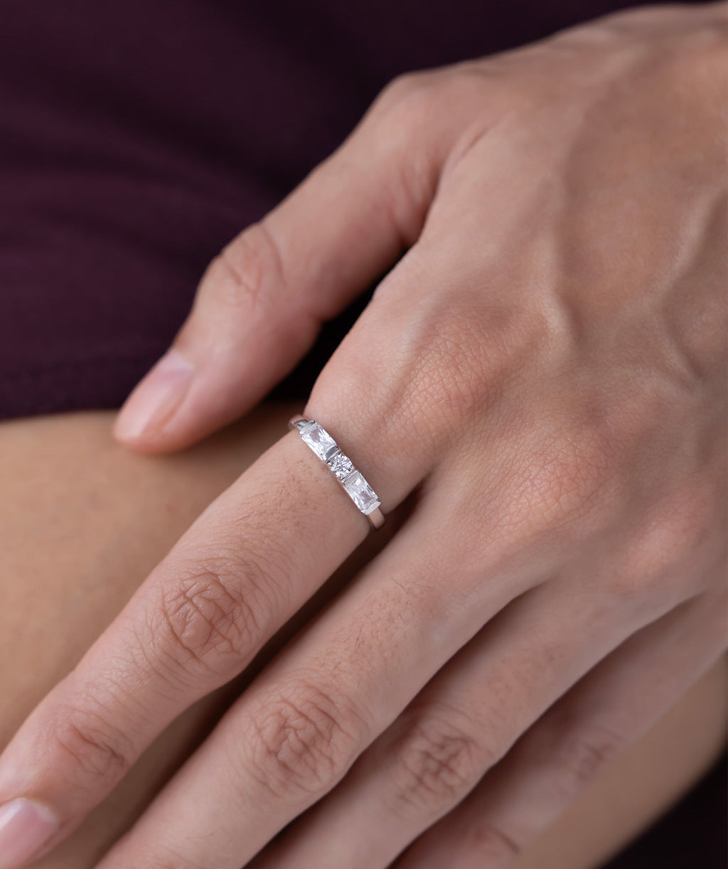 Classic Three Stone Ring