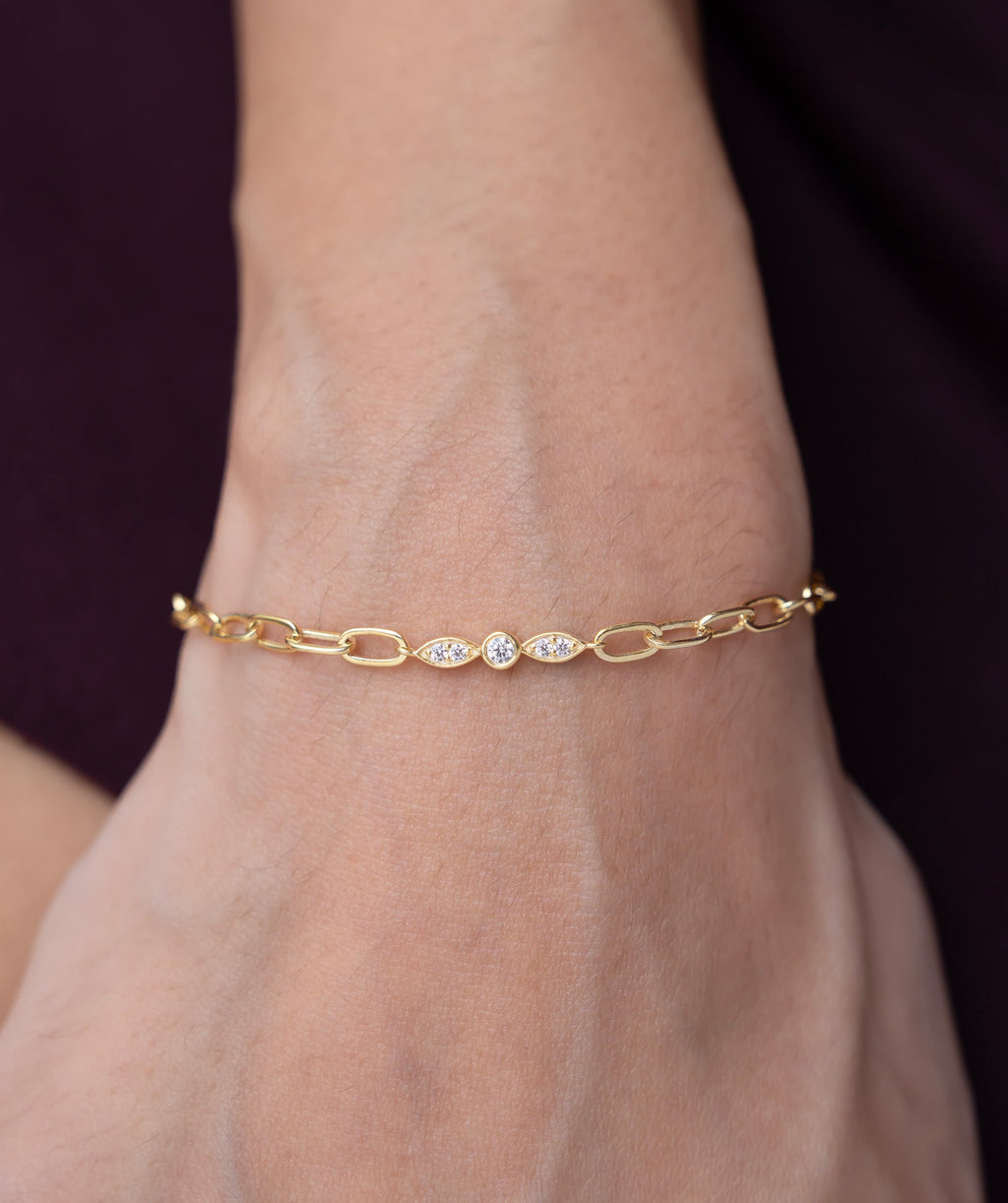 Diamond Harmony Link Bracelet