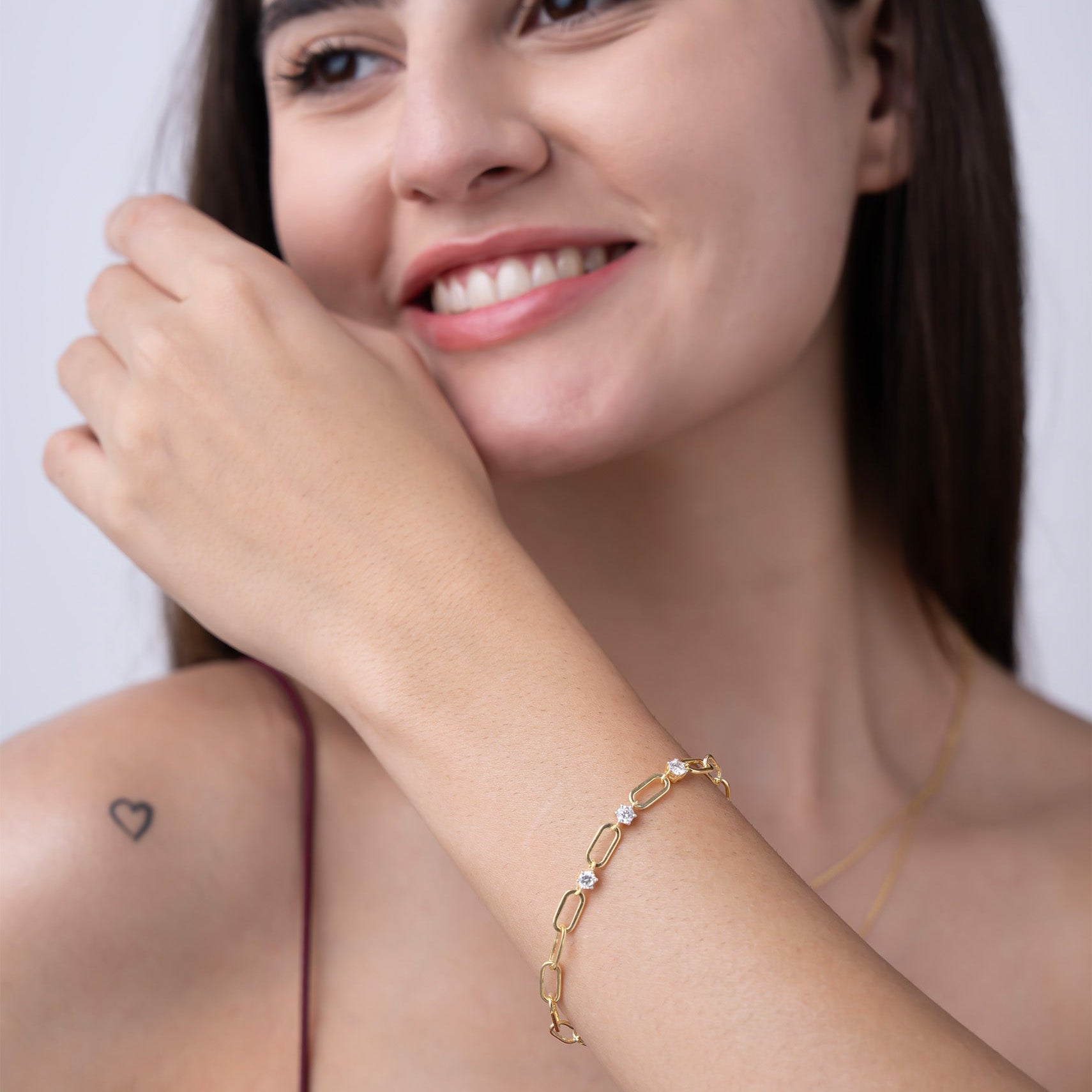 Daisy Link Gold Vermeil Bracelet