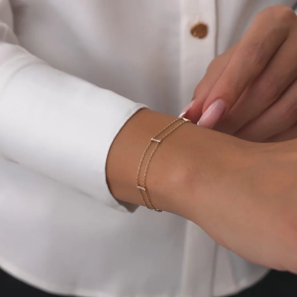 18k Gold Vermeil Chain Bracelet