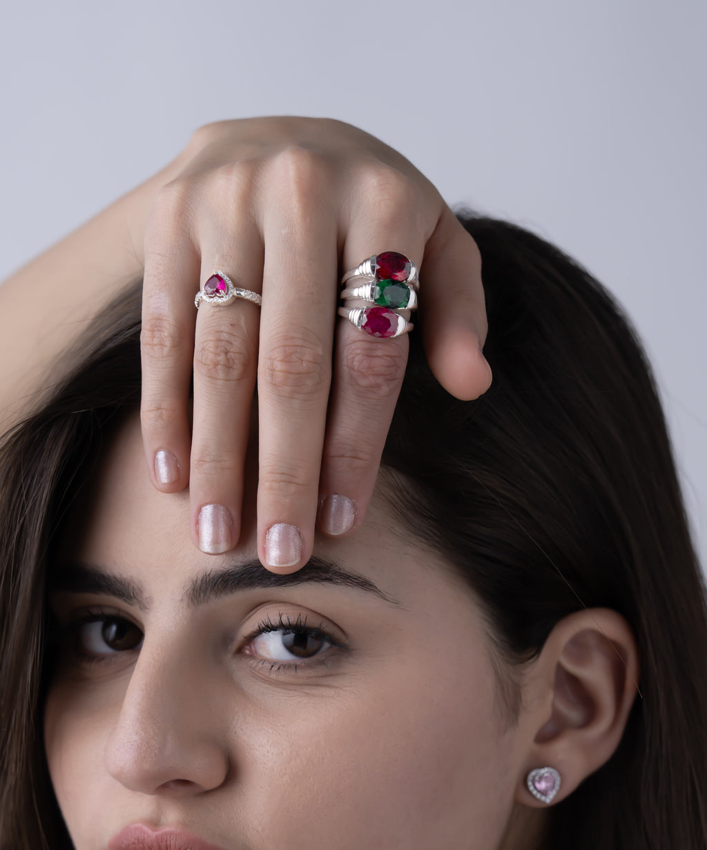 Color Diamond Solitaire Ring