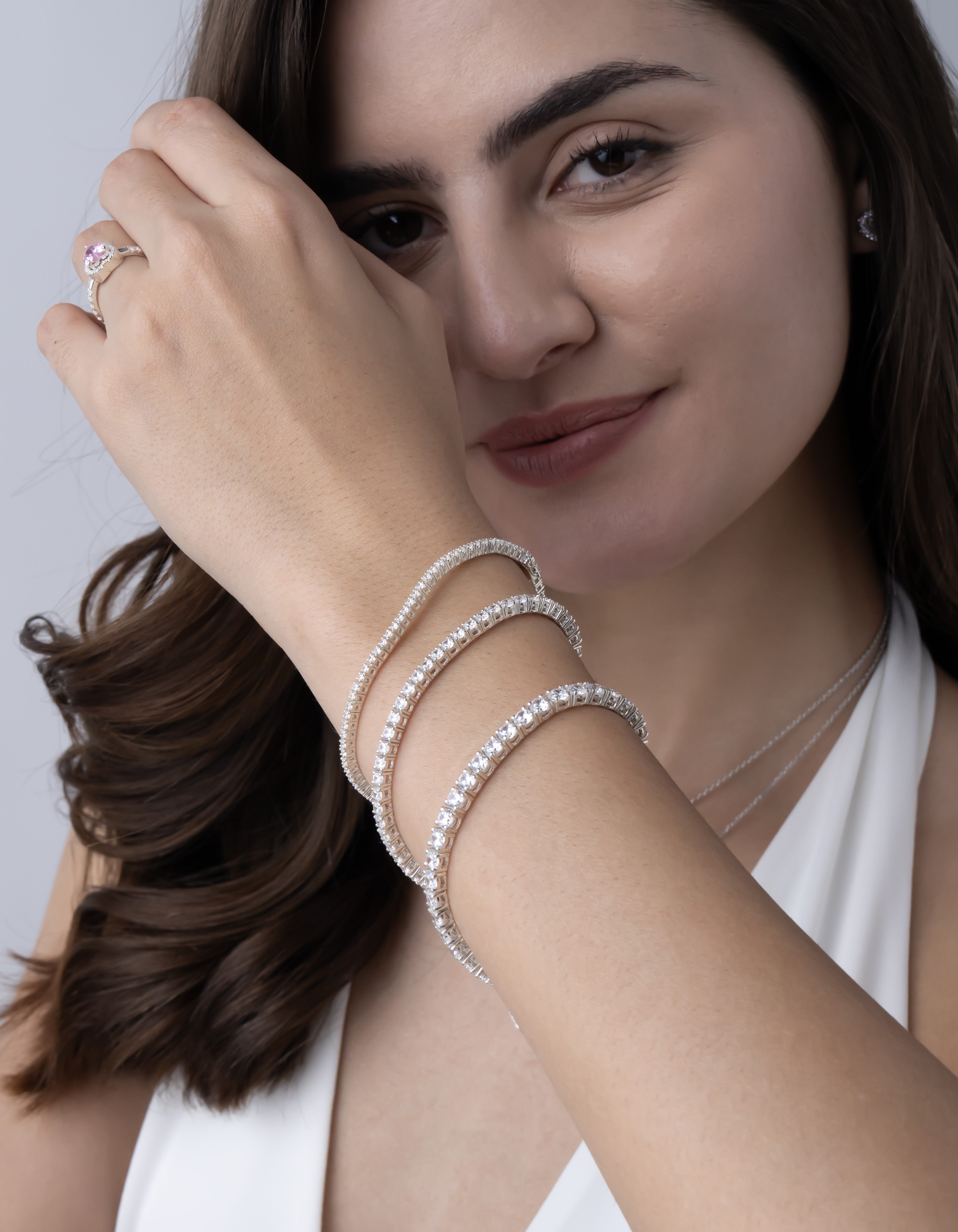 Round Diamond Tennis Bracelet