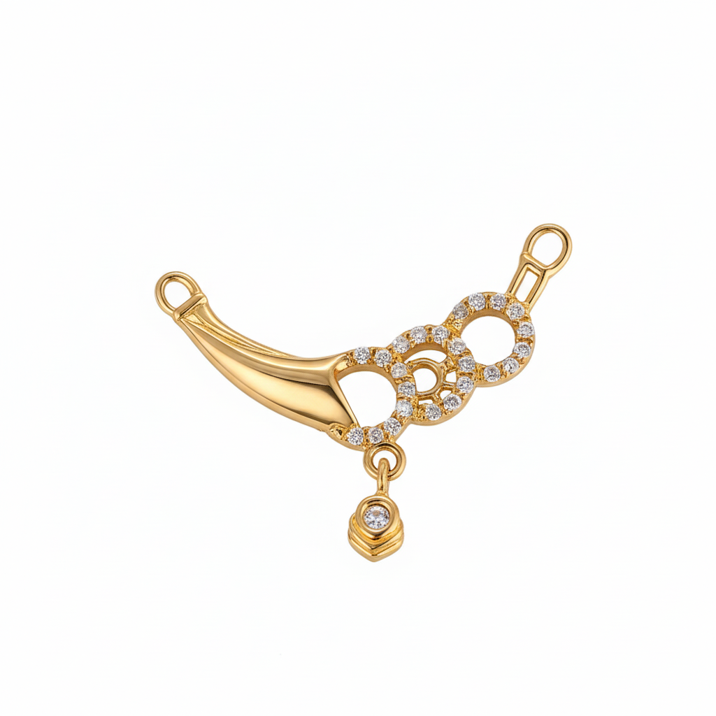 Diamond-Accented Mangalsutra Pendant